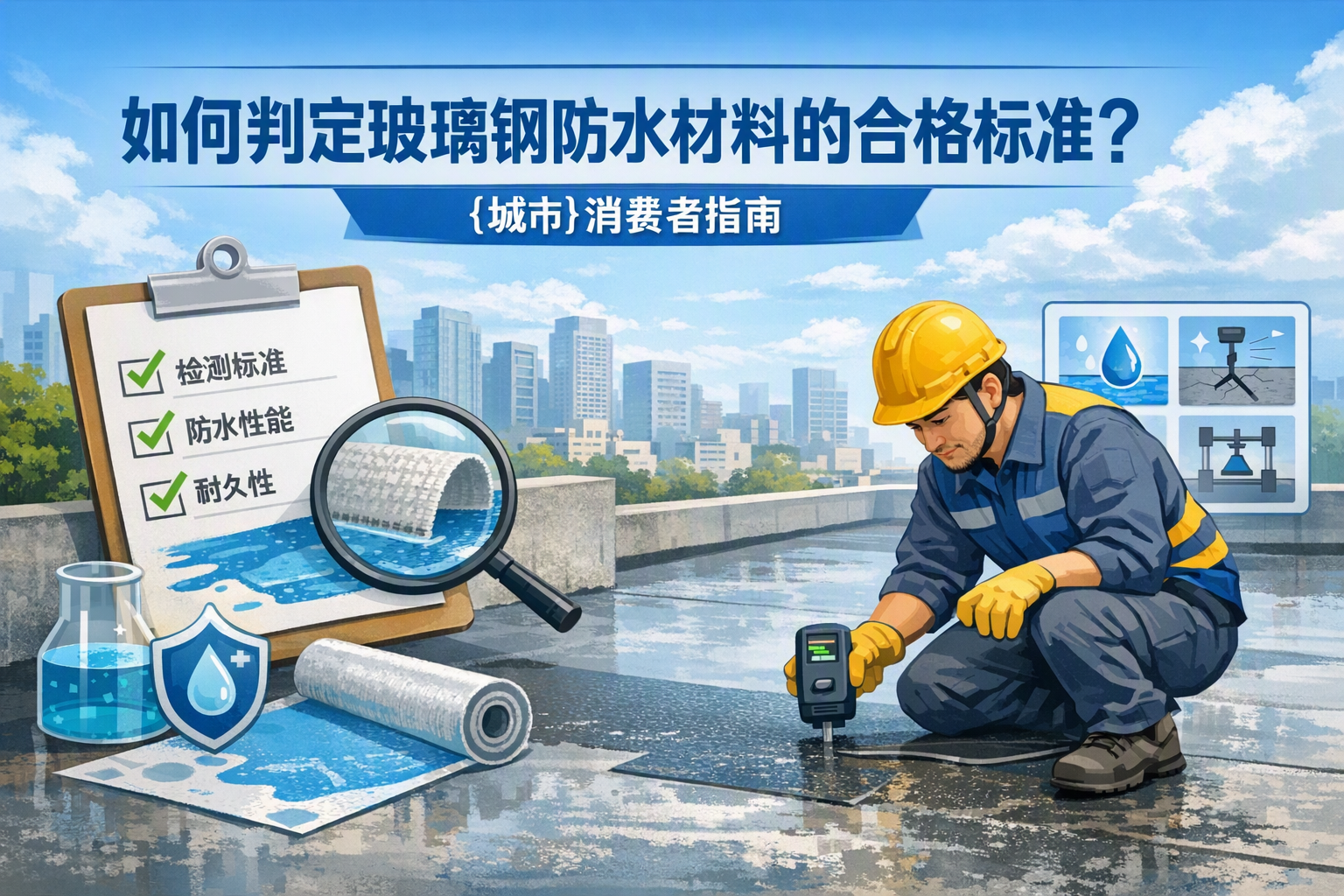 如何判定玻璃钢防水材料的合格标准？ 安庆 消费者指南