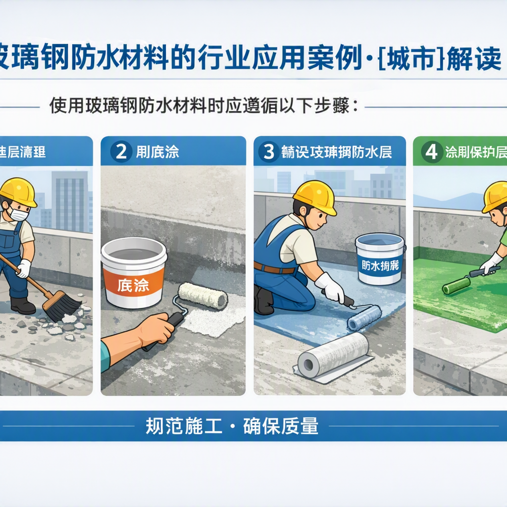 玻璃钢防水材料的行业应用案例，安庆解读