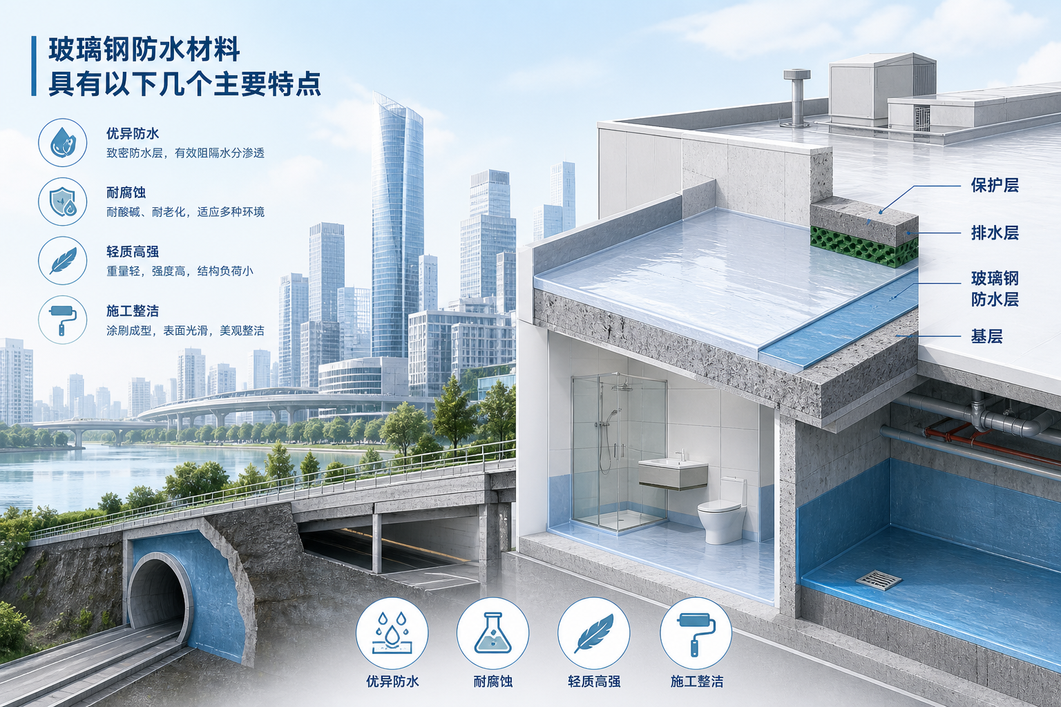 2023年玻璃钢防水材料市场趋势分析，关注 安庆 发展
